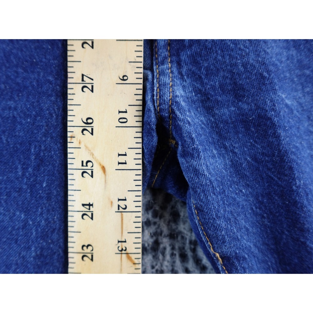 Levi's 501 Premium 93' Original Fit Button Fly Dark Wash Denim Jeans Sz 29x30 - Picture 7 of 16
